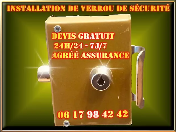 Installation de verrou de sécurité à 75004