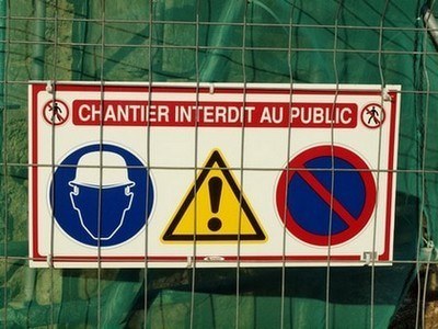 Chantier interdit au public
