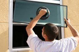 Installation de vitre