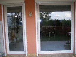 Porte vitrée d'entrée