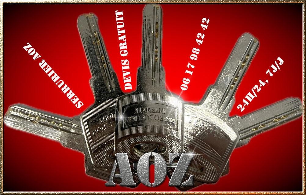 Entreprise de serrurerie AOZ Paris