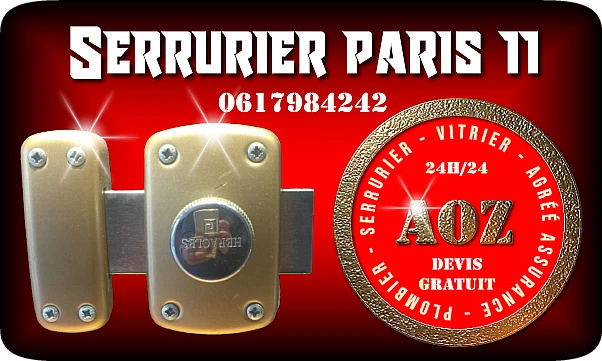 Serrurier paris 11 agréé