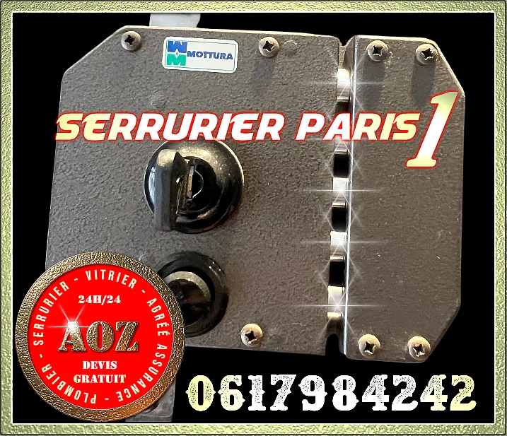 Serrurier Paris 1 agréé