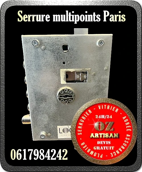 Serrure multipoints Paris