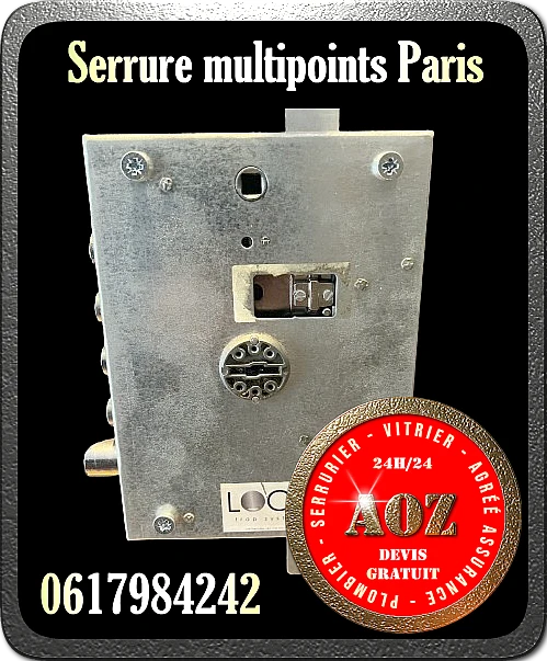 Serrure multipoints Paris