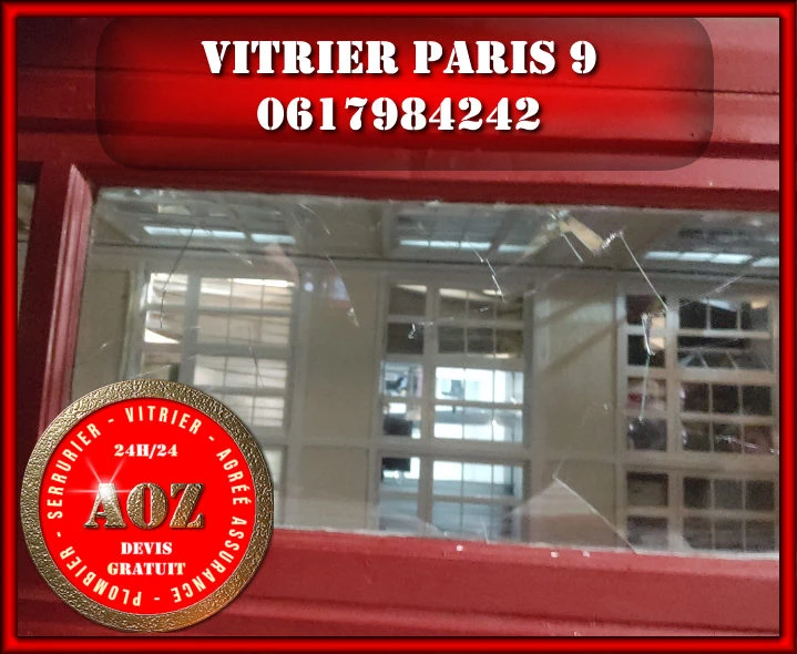 Vitrier Paris 9 agréé