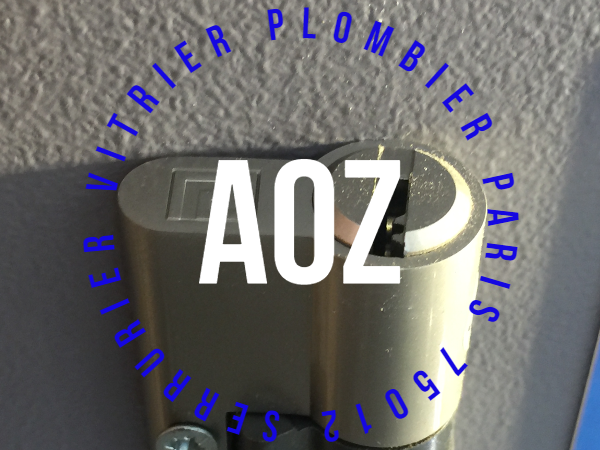 Serrure - porte d’entrée cylindre