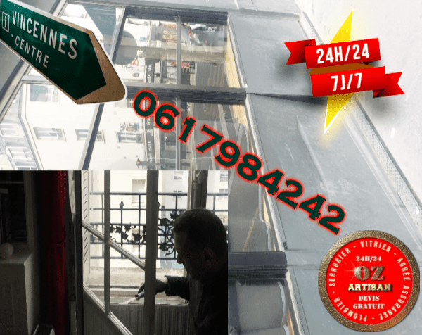 Vitrier Vincennes 94 agréé