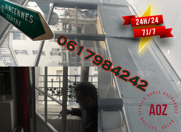 Artisan vitrier Vincennes