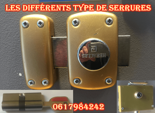 Les différents type de serrures