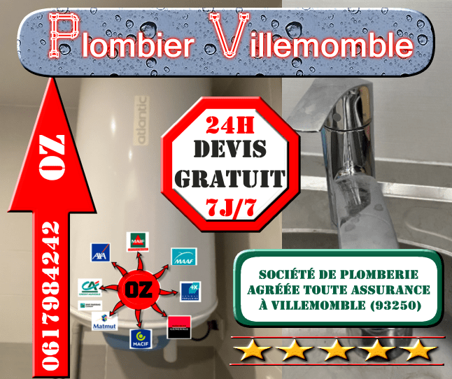 Plombier Villemomble agréé