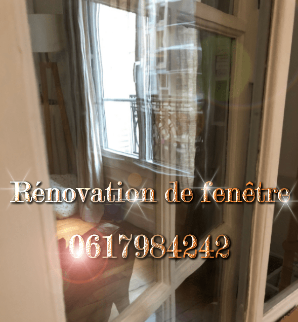 Rénovation de fenêtre