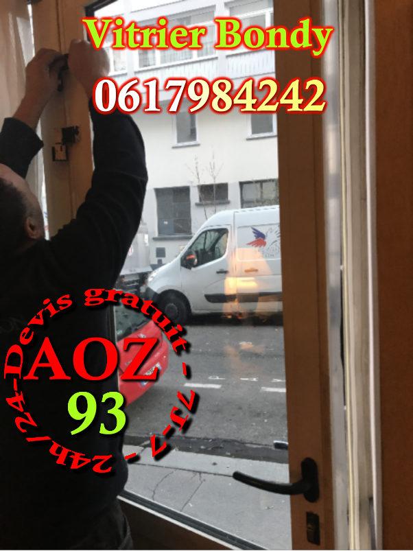 Urgence vitrier Bondy
