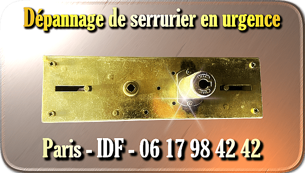 Dépannage de serrurier en urgence