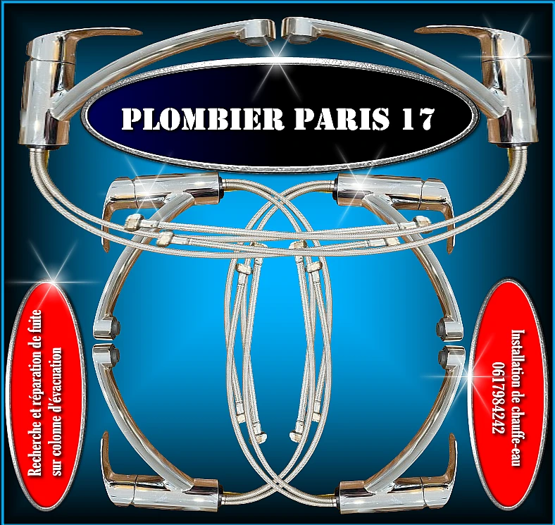 Urgence plombier à Paris 17