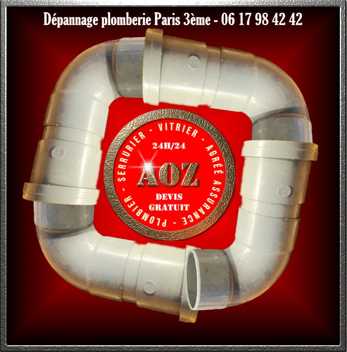Plombier Paris 3 agréé