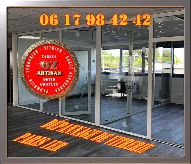 Dépannage vitrier Paris 1
