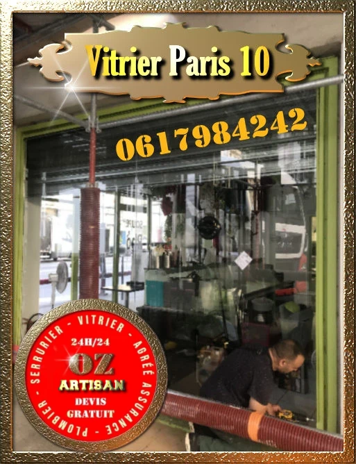 Vitrier Paris 10 Agréé