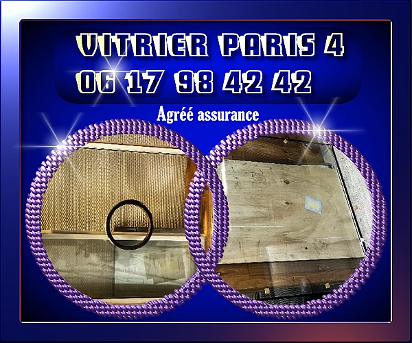 Vitrier Paris 4-agréé assurance