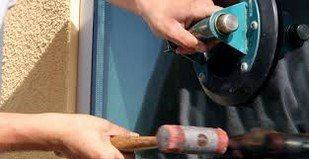 Installation de vitrage