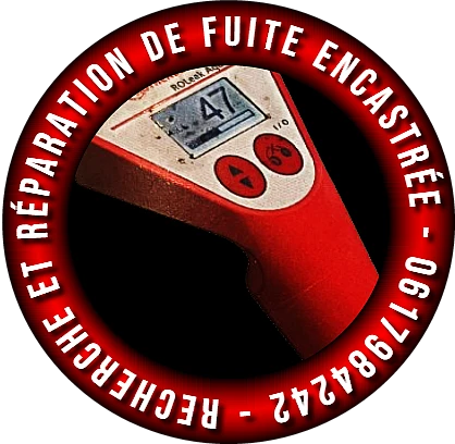Recherche et réparation de fuite encastrée