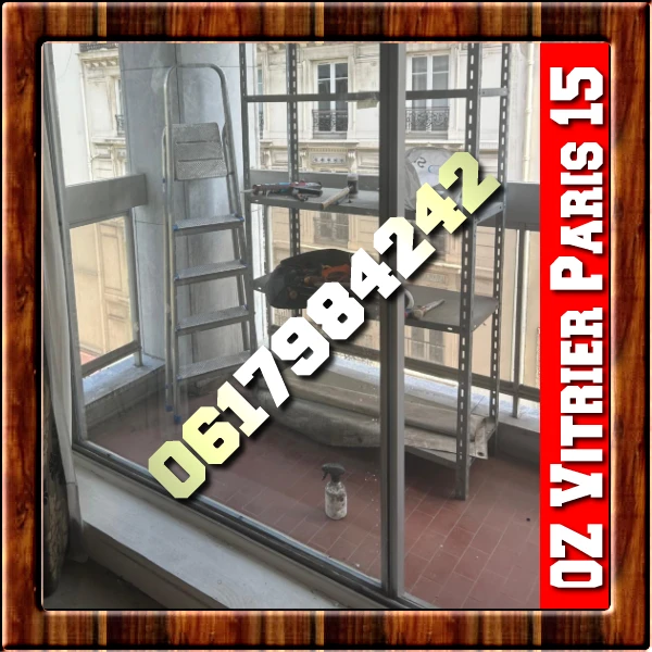 Urgence vitrier Paris 15
