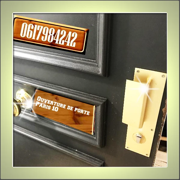 Ouverture de porte à Paris-10