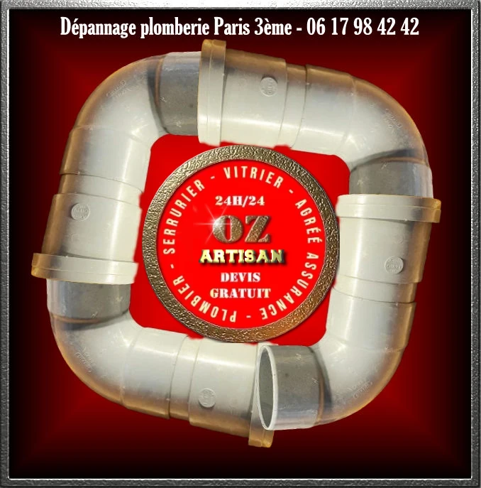 Urgence Plombier à Paris 3 agréé