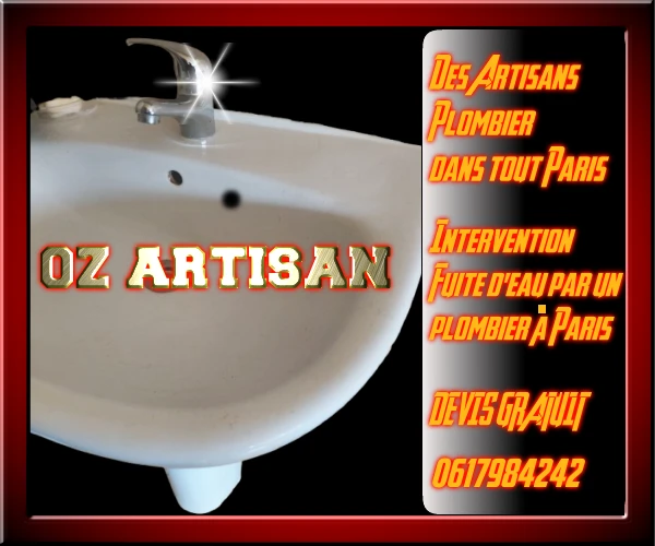 OZ plombier Paris agréé