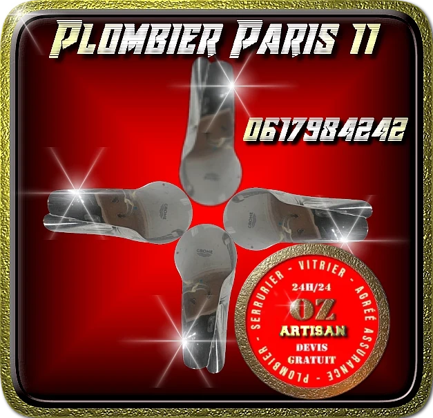 Plombier Paris11-agréé