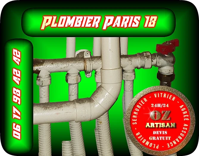 Recherche et réparation de fuite Paris 18
